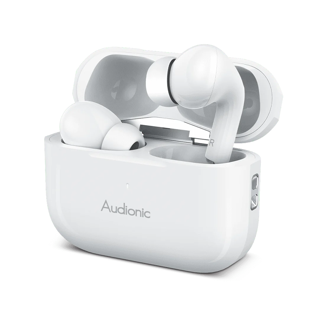 Audionic Airbud Loop Plus Wireless Earbuds With voice Asistant, TWS Earbud With 40 Hours Playrime, IPx4 Water Proof Wireless Earphones With best Quality Sound Ear buds And Headphones Audionic Airbud Loop Plus Wireless Earbuds With voice Asistant, TWS Earbud With 40 Hours Playrime, IPx4 Water Proof Wireless Earphones With best Quality Sound Ear buds And Headphones